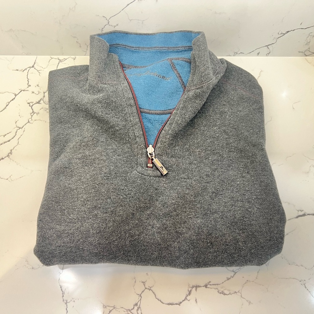 Tommy Bahama Reversible Men's Quarter Zip
Sweater Sweatshirt